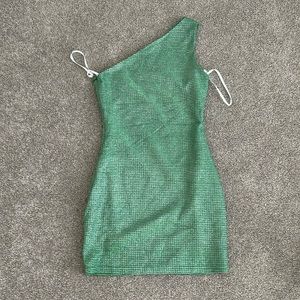 SUPERDOWN One Shoulder Mini Dress